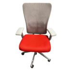 Hayworth Orange and Gray Ergonomic Office Chair - Adjustable and Comfortable