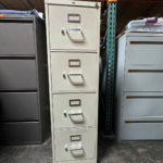 4-Drawer Beige Vertical Filing Cabinet – Lockable Steel File Organizer - The HON Company