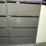 Global -Drawer Gray Lateral Filing Cabinet – Lockable Metal Office Storage